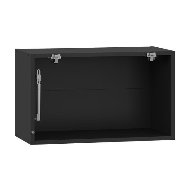 VENTO GO-60/36 carcass, upper hood cabinet  with glass black