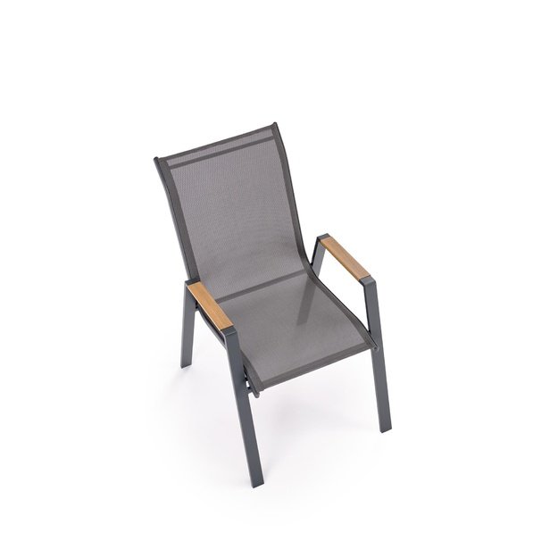 HOVER garden chair, grey / anthracite