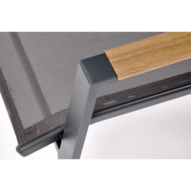 HOVER garden chair, grey / anthracite