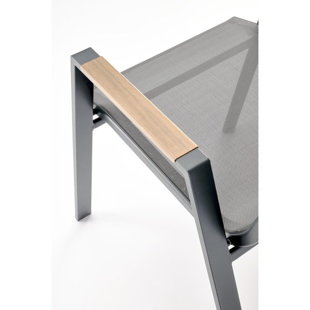 HOVER garden chair, grey / anthracite