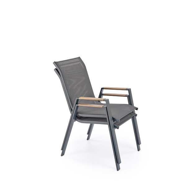 HOVER garden chair, grey / anthracite