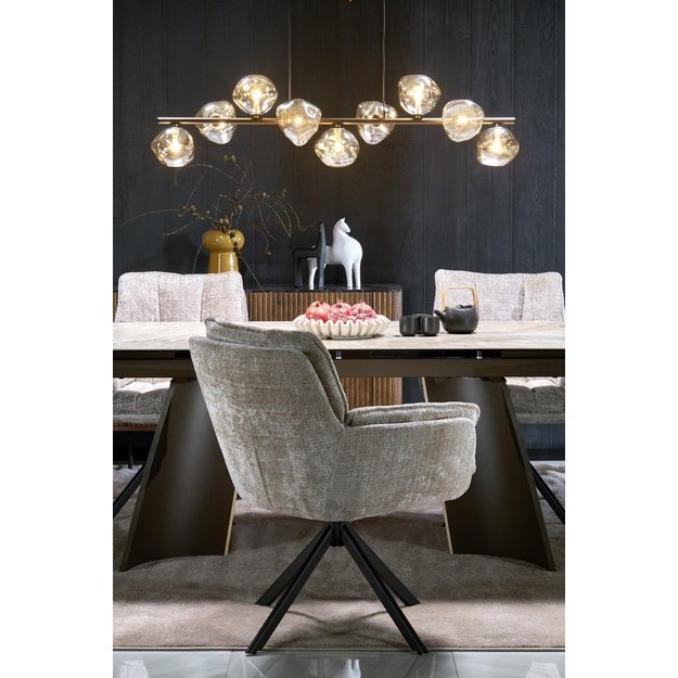 VESNA extension table, color: beige marble