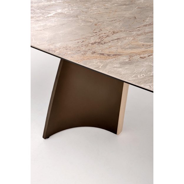 VESNA extension table, color: beige marble