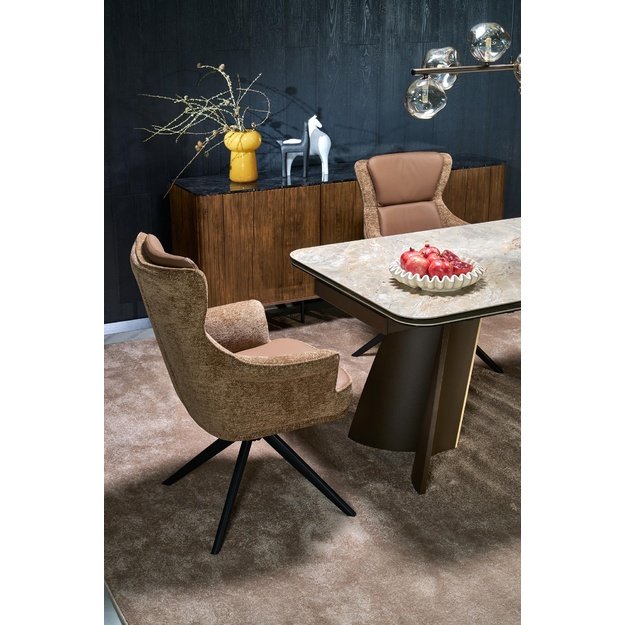 VESNA extension table, color: beige marble