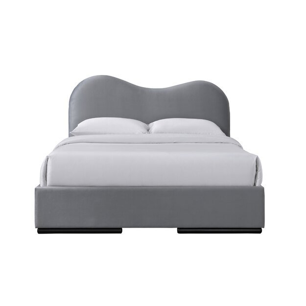 AMBER 160 bed with drawers, color: grey 1