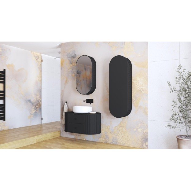 wall cabinet VENEZIA SL, black 4