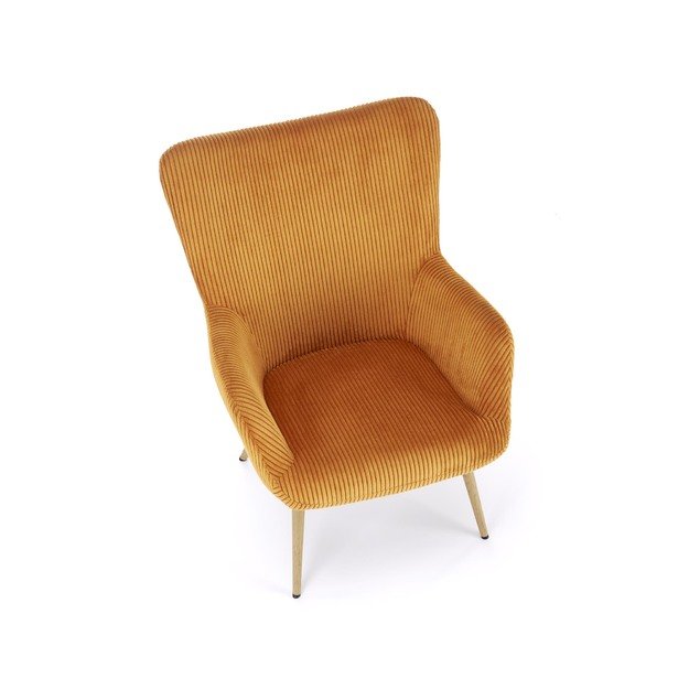 AMARO leisure chair, mustard 10