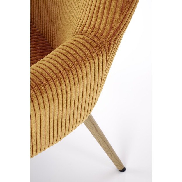 AMARO leisure chair, mustard 9