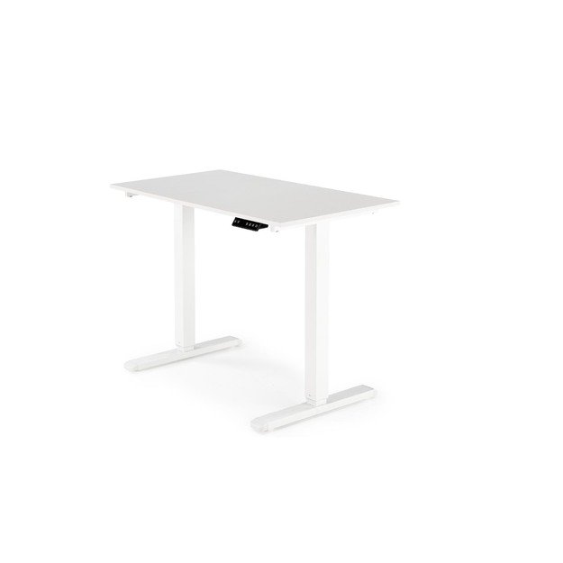 B53 desk with adjustable height,  white 3