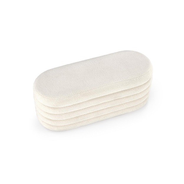 BLISS bench with storage function, creamy 7
