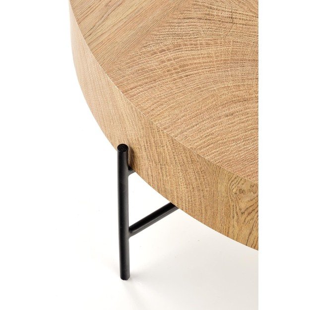 BROKLYN c. table natural oak / black 7