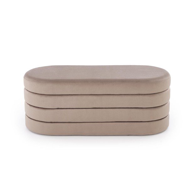 CALPI bench with storage function, beige 8