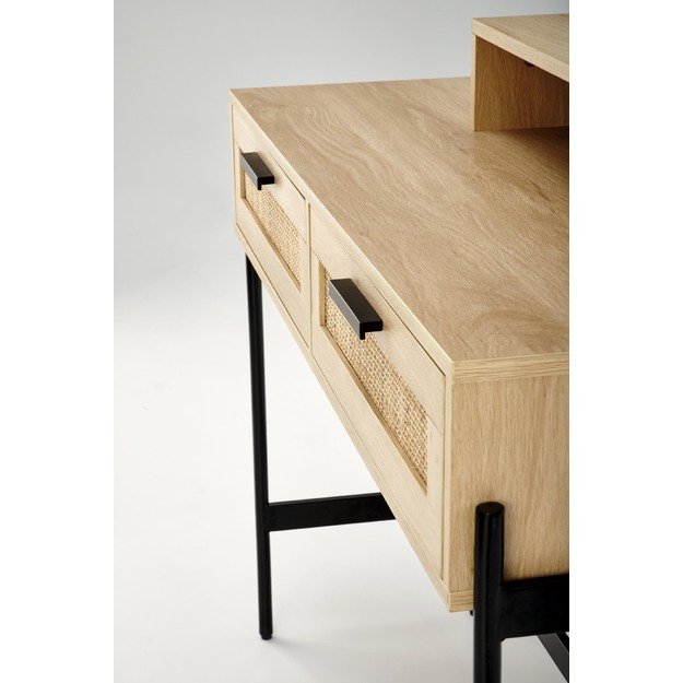 CARMEN console table, natural / black 15