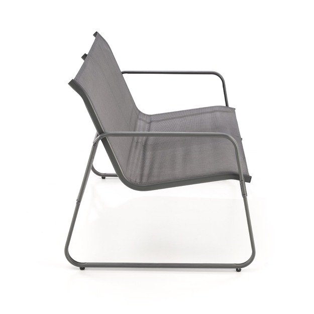 CONOR garden set (sofa + 2 chairs + coffee table), dark grey / light grey 30