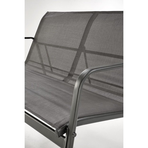 CONOR garden set (sofa + 2 chairs + coffee table), dark grey / light grey 32