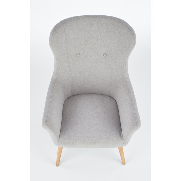COTTO leisure chair, color: light grey 9