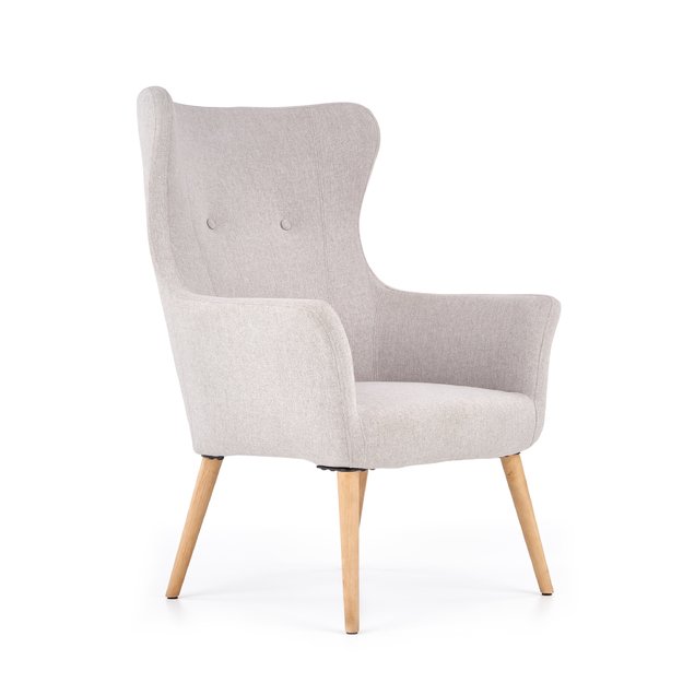 COTTO leisure chair, color: light grey 1