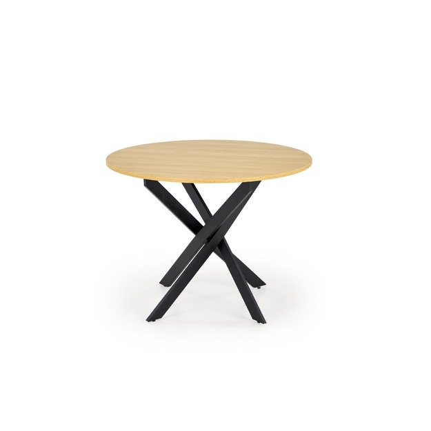 EDGAR table, top - golden oak, legs - black 2