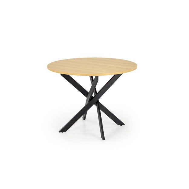 EDGAR table, top - golden oak, legs - black 15