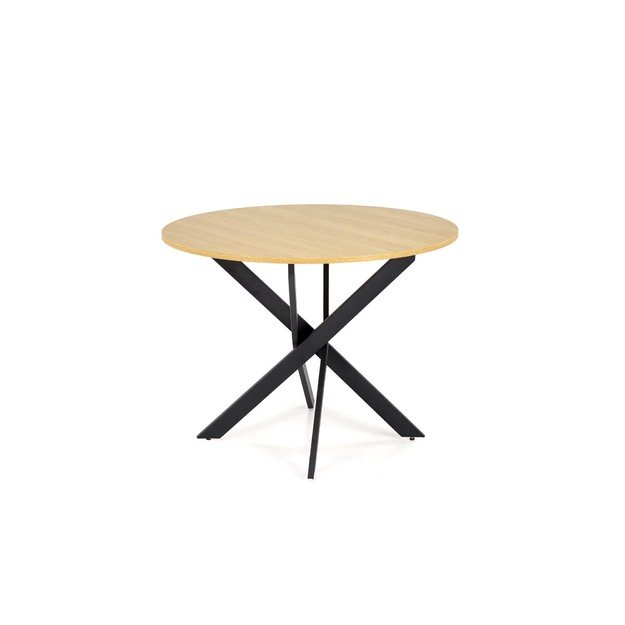 EDGAR table, top - golden oak, legs - black 1