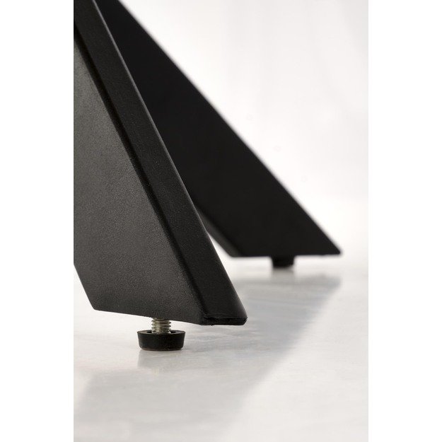 EDGAR table, top - golden oak, legs - black 9