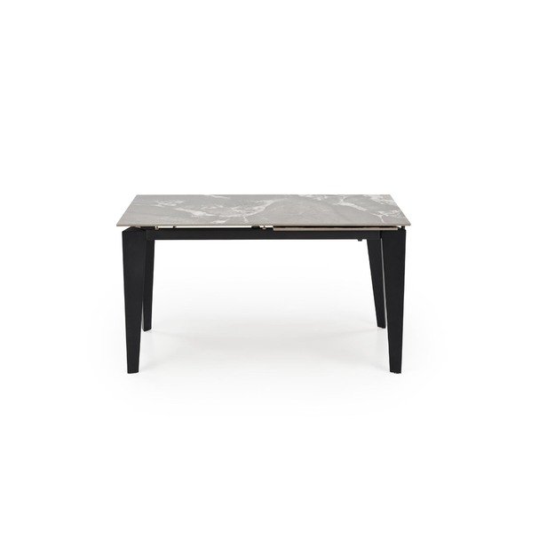 FELIX extension table, grey marble / black 26