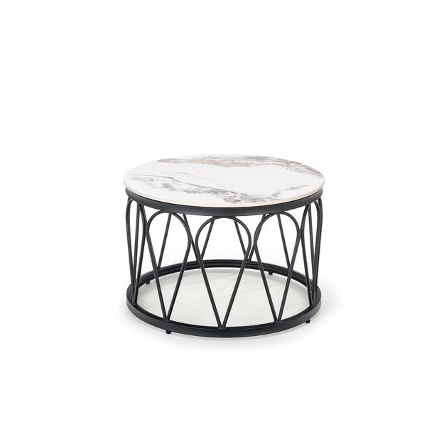FORMOSA set of 2 coffee tables, white marble 16