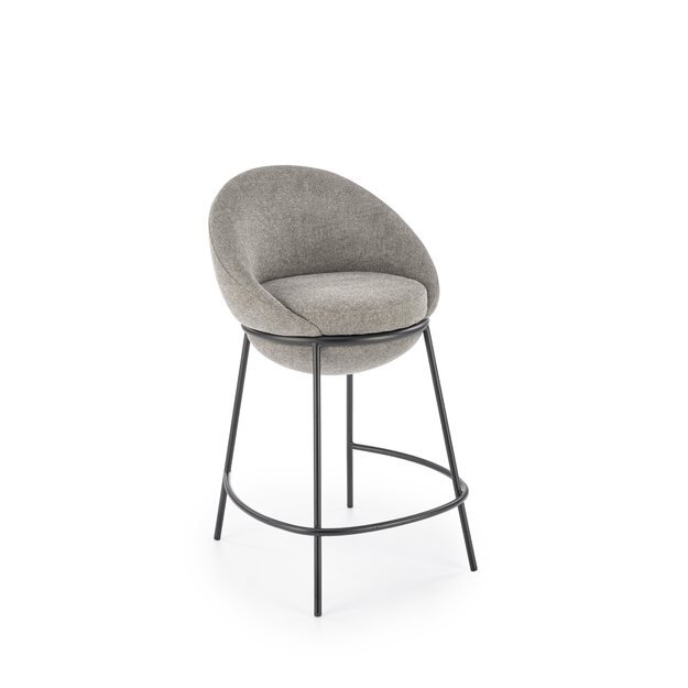 H118 bar stool, grey