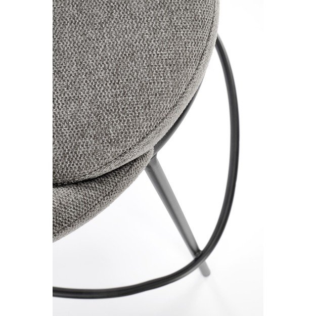 H118 bar stool, grey 10