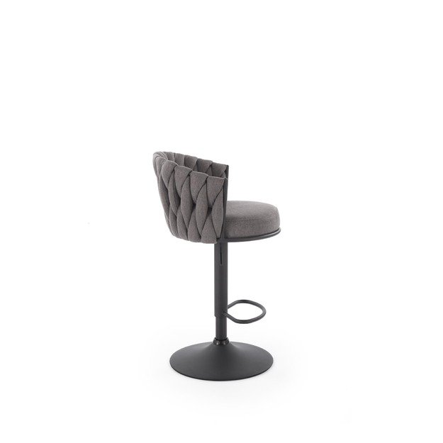 H125 bar stool, black / grey 3
