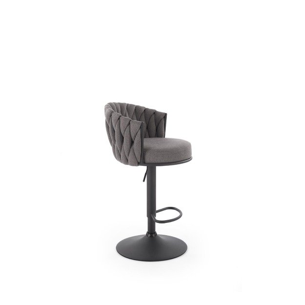 H125 bar stool, black / grey 4
