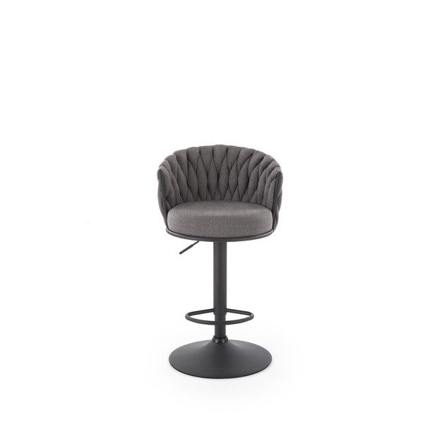 H125 bar stool, black / grey 9