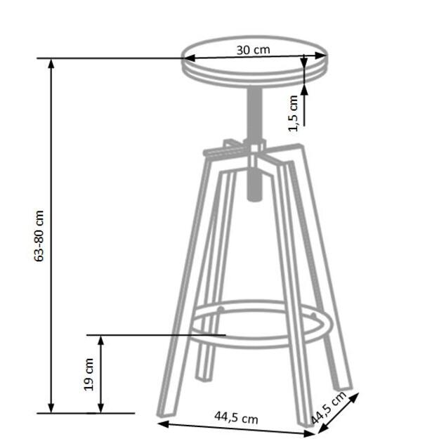 H/64 bar stool 4