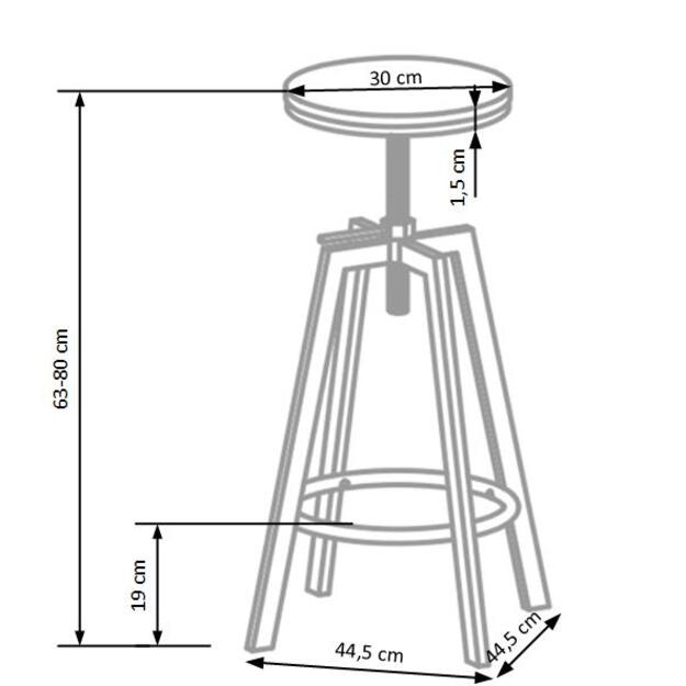 H/64 bar stool 1