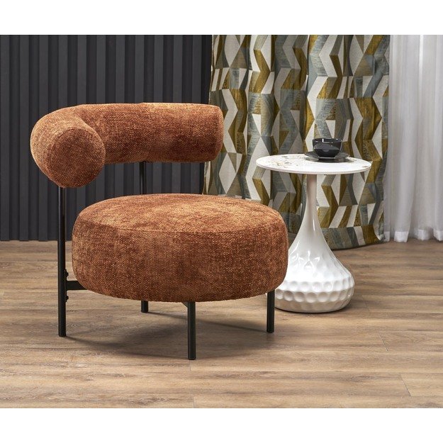 HAZARD leisure chair, cinnamon