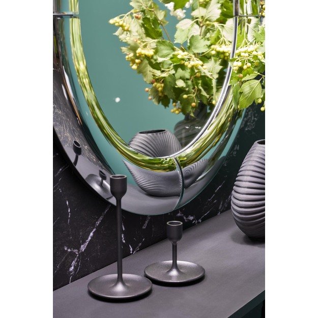 IVORY hanging mirror, silver 6