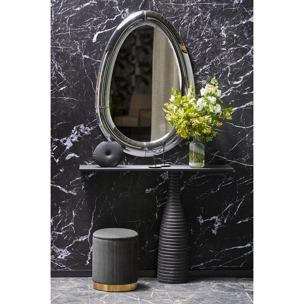 IVORY hanging mirror, silver 7