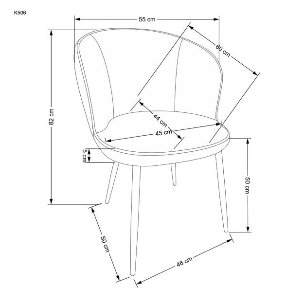 K506 chair, multicolored 12
