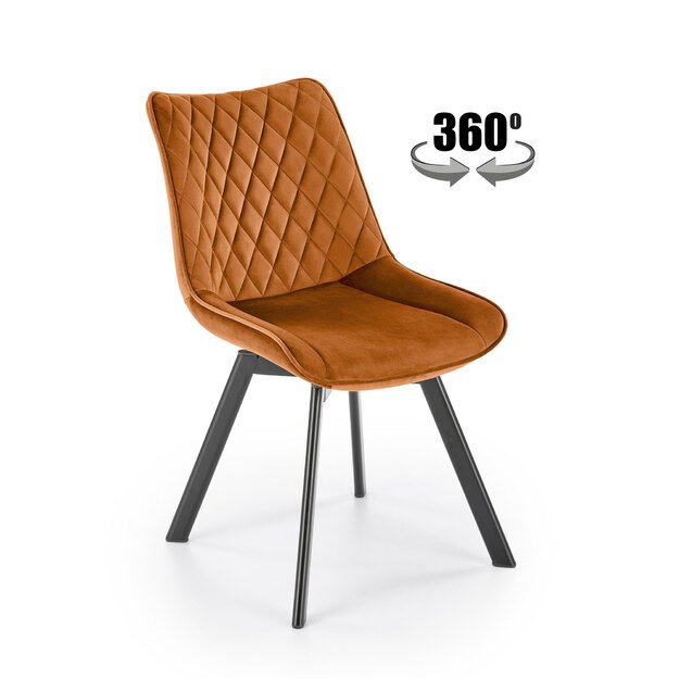 K520 chair, cinnamon / black