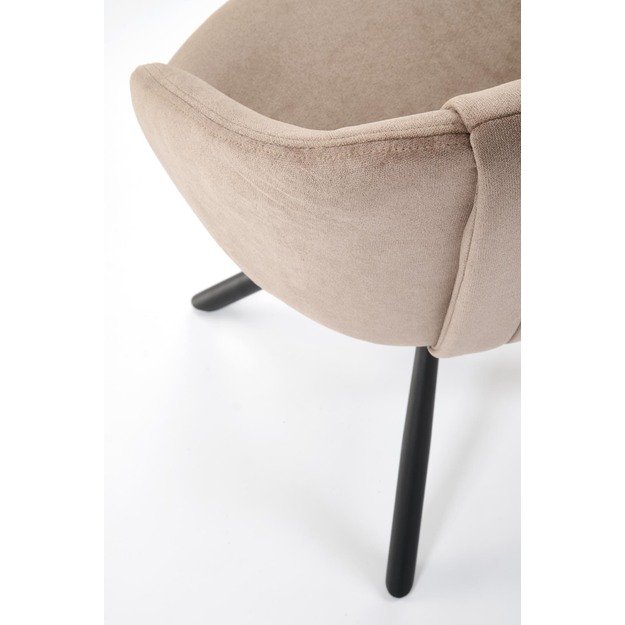 K533 chair, black / cappucino 7
