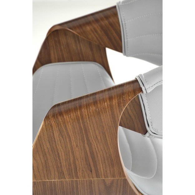 K544 chair, grey / walnut 16