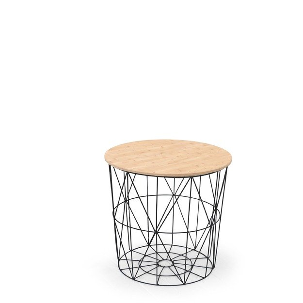 MARIFFA c. table, color: natural / black 1