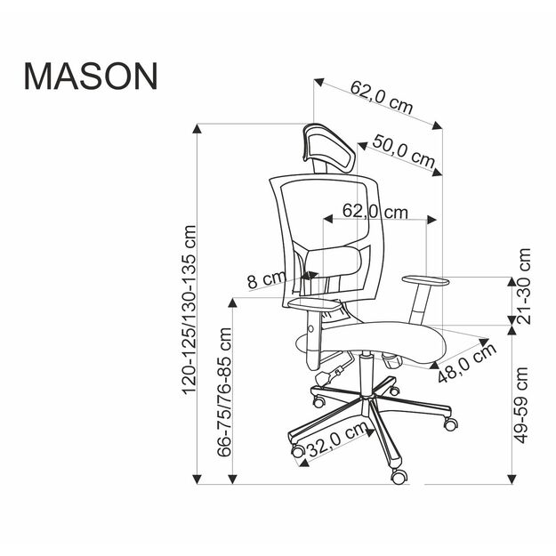 MASON office chair black 2