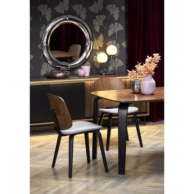 PEDRO table walnut / black 21