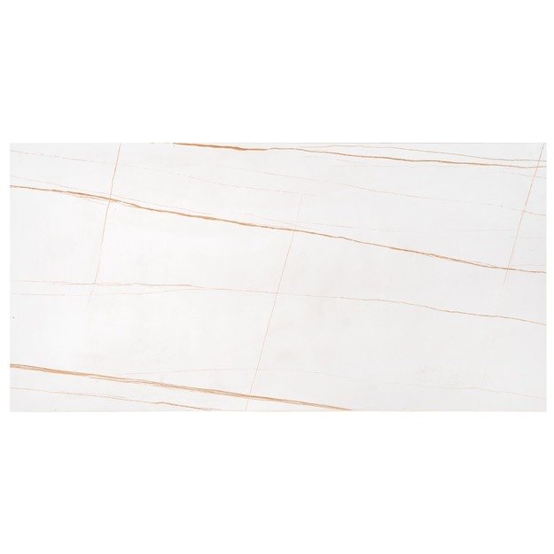 UNIVERSE 2, coffee table, white marble / gold 2
