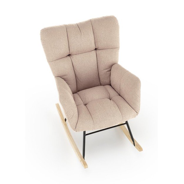 VASCO rocking chair, beige 10