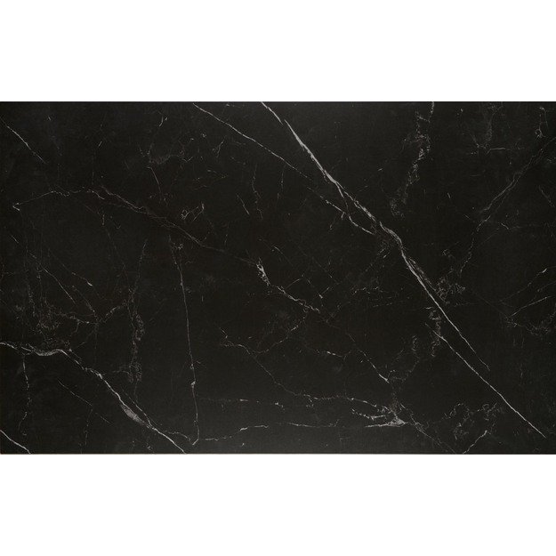 VITORINO extension table, color: top - black marble, legs - black 16