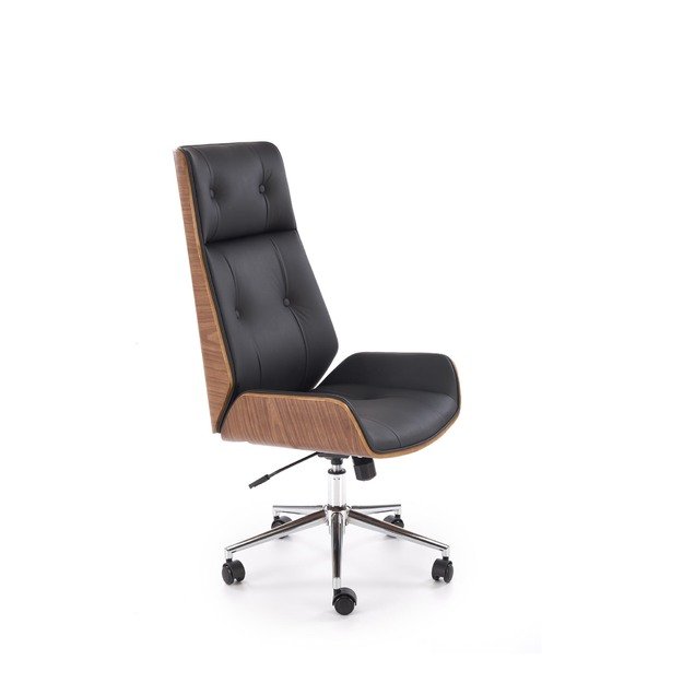WEBSTER o.chair, walnut/black