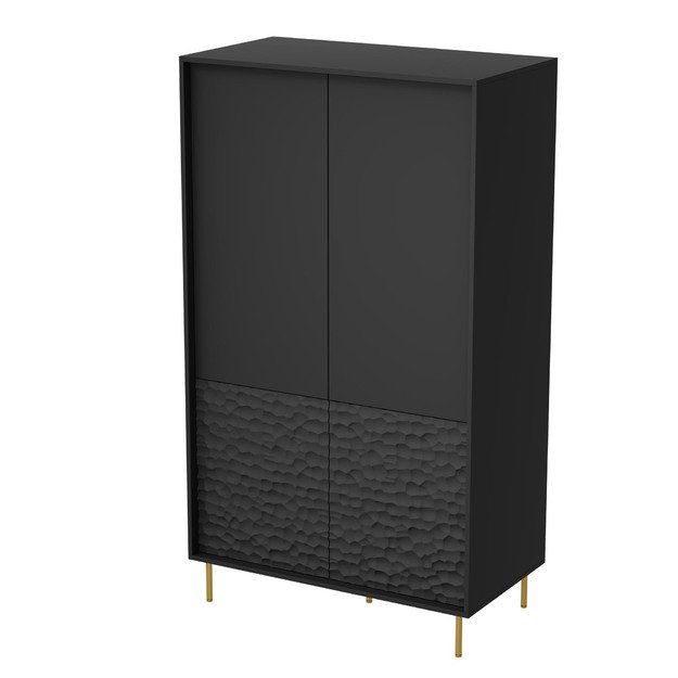 BULLET S-1 wardrobe, black / gold