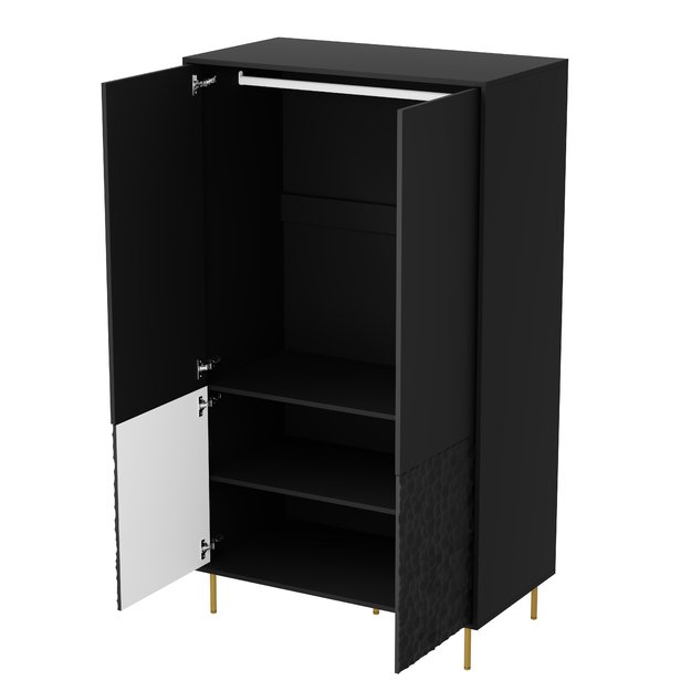 BULLET S-1 wardrobe, black / gold 1